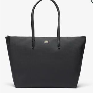 Lacoste Charcoal Textured Bag